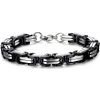HARAHU Náramok AL 29855 Čierna/Strieborná/14cm HR29855 HARAHU Náramok AL 29855 Čierna/Strieborná/14cm HR29855