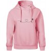 Dráha letu včely - srdce - Oversized mikina dámská Moon - kratšia + širšia - 2XL ( Ružová ) Dráha letu včely - srdce - Oversized mikina dámská Moon - kratšia + širšia - 2XL ( Ružová )
