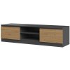 Nábytek PEGAS s.r.o. TV komoda MALVÍNA 140, Antracit/Dub artisan Nábytek PEGAS s.r.o. TV komoda MALVÍNA 140, Antracit/Dub artisan
