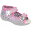 BEFADO 242P106 dievčenské sandále pink donuts 18 242P106_18 BEFADO 242P106 dievčenské sandále pink donuts 18 242P106_18