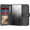 Techsuit Diary Book otváracie ochranné Puzdro - Xiaomi 14 Pro - Čierne