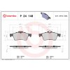 Sada brzdových platničiek kotúčovej brzdy BREMBO P 24 148
