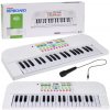 JOKO detské klávesy 37 klávesové mikfrofón biele