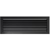 Ventilačná mriežka lakovaná Kratki Fresh 17x49 cm čierna Ventilačná mriežka lakovaná Kratki Fresh 17x49 cm čierna