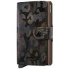 Secrid Kožené puzdro na karty Miniwallet Jungle Brown