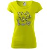 Horolezecké karabíny - Dámske tričko Pure - XS ( Limetková ) Horolezecké karabíny - Dámske tričko Pure - XS ( Limetková )