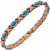 Medený náramok dámsky magnetický TYRKYS Medený náramok dámsky magnetický TYRKYS