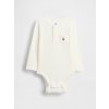 GAP Baby rebrované body Unisex Biela 0-3M Biela Biela GAP Baby rebrované body Unisex Biela 0-3M Biela Biela