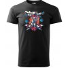Sablio Tričko s potlačou Astroboard - čierne 3XL Sablio Tričko s potlačou Astroboard - čierne 3XL