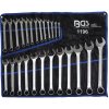 BGS technic Súprava kombinovaných kľúčov vidlica-očko (DIN 3113), 6 - 32 mm, 25 ks (BGS 1196) BGS technic Súprava kombinovaných kľúčov vidlica-očko (DIN 3113), 6 - 32 mm, 25 ks (BGS 1196)