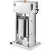 Vevor Elektrický plnič klobás 22 LBS / 10 L, s pedálom, nerez, 4 trubice DDKGCJLS10L0V2TYT001V2 Vevor Elektrický plnič klobás 22 LBS / 10 L, s pedálom, nerez, 4 trubice DDKGCJLS10L0V2TYT001V2