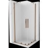 MEXEN/S - Velar Duo sprchovací kút, posuvné dvere 90 x 90, dekor, ružové zlato 871-090-090-32-60 MEXEN/S - Velar Duo sprchovací kút, posuvné dvere 90 x 90, dekor, ružové zlato 871-090-090-32-60