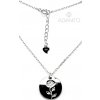 ADANITO AE084860 - Strieborný náhrdelník Chryzantéma ADANITO AE084860 - Strieborný náhrdelník Chryzantéma