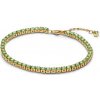 PANDORA Trblietavý tenisový náramok Zelený 16 cm 561469C02-16