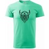 Viking logo - Klasické pánske tričko vyššej gramáže - XS ( Mätová ) Viking logo - Klasické pánske tričko vyššej gramáže - XS ( Mätová )