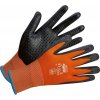 LUX-TOOLS Pracovné rukavice čierno-oranžové veľ. 10 LUX-TOOLS Pracovné rukavice čierno-oranžové veľ. 10