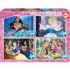 Educa detské puzzle Multi 4 Disney Princess 50-80-100-150 dielov 17637 Educa detské puzzle Multi 4 Disney Princess 50-80-100-150 dielov 17637