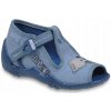 Befado detské papuče Sponky modré veľkosť 25 Befado detské papuče Sponky modré veľkosť 25