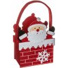 KOŠÍK NA DARČEKY z plsti MIKULÁŠ, VIANOCE