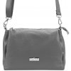 Kožená kabelka MiaMore sivá KZ41364 Kožená kabelka MiaMore sivá KZ41364