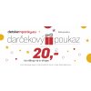 Darčeková poukážka v hodnote 20 € na online nákup Darčeková poukážka v hodnote 20 € na online nákup