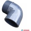 Koleno 90° PVC 50 mm lepenie / vonkajší závit 1 1/2 Koleno 90° PVC 50 mm lepenie / vonkajší závit 1 1/2