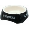 Miska Small Animals potlač Hamster čierna 13x13x4cm Miska Small Animals potlač Hamster čierna 13x13x4cm