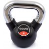 TRINFIT Kettlebell kov / guma s chrom madlem PREMIUM 4 kg TRINFIT Kettlebell kov / guma s chrom madlem PREMIUM 4 kg