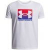 Under Armour B Boxed Sports Update Ss Tee 1388672-100 biele