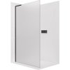 CERANO - Sprchová zástena Walk-in Onyx L-ľavá vzpera - 8 mm - čierna matná, mliečne sklo - 60x200 cm CERANO - Sprchová zástena Walk-in Onyx L-ľavá vzpera - 8 mm - čierna matná, mliečne sklo - 60x200 cm