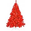 Umelý vianočný stromček červená elegantná borovica na stojane 150 cm 415 konárov Umelý vianočný stromček červená elegantná borovica na stojane 150 cm 415 konárov