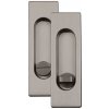 Mušle na posuvné dvere MP - hranatá WC - 3663AR (ONSM - Nikel brúsený matný), WC kľúč, MP ONSM Mušle na posuvné dvere MP - hranatá WC - 3663AR (ONSM - Nikel brúsený matný), WC kľúč, MP ONSM