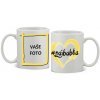 FOTOpošta Hrnček s fotkou rámik #NAJBABKA 350 ml