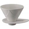 Hario One Pour Dripper Mugen V60-02 Biela Keramika