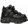 topánky kožené NEW ROCK VEGAN NEGRO Čierna 46 topánky kožené NEW ROCK VEGAN NEGRO Čierna 46