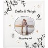 Svadobný album na vlepovanie fotografií, 20 listov ecru, Personalizovaná potlač - Svadba Svadobný album na vlepovanie fotografií, 20 listov ecru, Personalizovaná potlač - Svadba