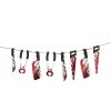 Verk 26125 Girlanda krvavé nástroje mučenia Halloween 200 cm Verk 26125 Girlanda krvavé nástroje mučenia Halloween 200 cm