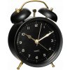 BUDÍK čierny na zlatých nožičkách HODINY RETRO BUDÍK čierny na zlatých nožičkách HODINY RETRO