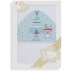 INTERBABY Osuška froté TEEPEE BIELO/ZELENÁ INTERBABY Osuška froté TEEPEE BIELO/ZELENÁ