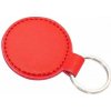 Kožený prívesok na kľúče 50 mm červený Kožený prívesok na kľúče 50 mm červený