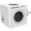 Cubenest Powercube Original USB PD 20W, A+C, 4× zásuvka, biela/sivá, detská poistka, uzemnenie, max. 16A/250V~3680W Cubenest Powercube Original USB PD 20W, A+C, 4× zásuvka, biela/sivá, detská poistka, uzemnenie, max. 16A/250V~3680W