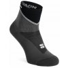 Ponožky na behanie Salomon Pulse Ankle - black/monument/magnet Ponožky na behanie Salomon Pulse Ankle - black/monument/magnet