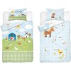 Obojstranné detské bavlnené obliečky malá farma zelená Paplón: 100x135 cm | Vankúš: 40x60 cm Obojstranné detské bavlnené obliečky malá farma zelená Paplón: 100x135 cm | Vankúš: 40x60 cm