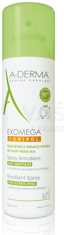 A-Derma Exomega Control Spray Emollient 200 ml