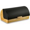Kinekus Chlebník NERO bambusový + kovový, 39 x 25,5 x 19 cm, čierny Kinekus Chlebník NERO bambusový + kovový, 39 x 25,5 x 19 cm, čierny