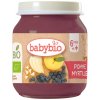 Babybio BIO jablko a čučoriedky 130 g Babybio BIO jablko a čučoriedky 130 g
