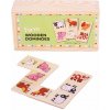 Bigjigs Toys Drevené Domino - Farma Bigjigs Toys Drevené Domino - Farma