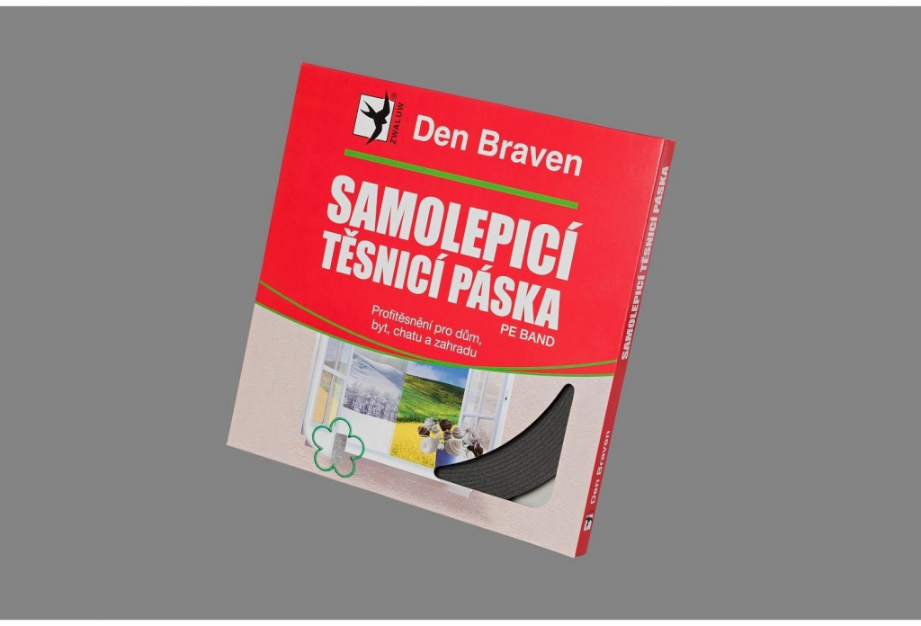 Den Braven samolepiaca tesniaca páska do okien a dverí biela 9 mm x 2 mm