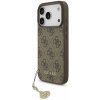 Guess 4G Charm MagSafe zadný kryt pre iPhone 17 Pro Tone on Tone Brown