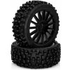 HOBBYTECH MAXI CROSS nalepené gumy černé disky 2 ks HT-458B